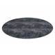 Kulatý koberec STONE kámen šedá