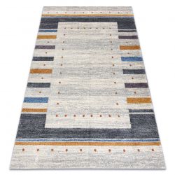 Килим SOFT 6448 T73 18 бял / светло сив