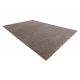 Teppich SOFT 2485 T70 55 glatt, einfarbig dunkelbeige