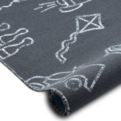 мокети килим за деца TOYS Играчки, забавно - сив