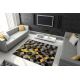 Modern GLOSS szőnyeg 400B 86 elegáns, glamour, art deco, 3D geometriai fekete / arany