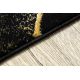 Modern GLOSS covor 400B 86 stilat, glamour, art deco, 3D geometric negru / aur