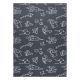Carpet for kids TOYS to play, children's - grey