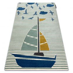 Covor Lână JADE 45007/500 Ornament albastru închis / albastru OSTA