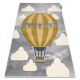 Dywan PETIT BALLOON balon, chmurki szary