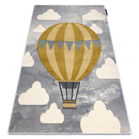 Dywan PETIT BALLOON balon, chmurki szary