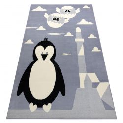 Dywan BCF FLASH Penguin 3997 - Pingwin, pingwinek szary