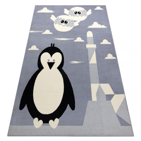 Килим BCF FLASH Penguin 3997 - Пінгвін сірий