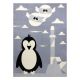 Dywan BCF FLASH Penguin 3997 - Pingwin, pingwinek szary