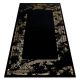 Modern GLOSS Carpet 408C 86 Frame stylish, glamour, art deco black / gold