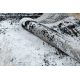 Moderne GLOSS Teppe 8493 78 årgang, stilig, ramme grå / svart