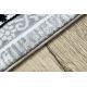 Tappeto GLOSS moderno 8490 52 Ornamento, elegante, telaio avorio / grigio