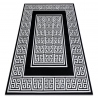 Dywan nowoczesny GLOSS 6776 85 stylowy, ramka, grecki klucz czarny / kość słoniowa