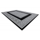 Modern GLOSS szőnyeg 6776 85 elegáns, keret, görög fekete / elefántcsont