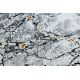 Tæppe GLOSS moderne 528A 58 marmor, sten, stilfuld, glamour elfenben / sort