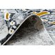 Modern GLOSS Teppich 528A 58 Marmor, Stein stilvoll, glamour elfenbein / schwarz