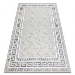 модерен GLOSS килим 2813 57 стилен, кадър, Гръцки слонова кост / сив