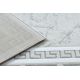 Modern GLOSS Teppich 2813 57 stilvoll, Rahmen, griechisch elfenbein / grau