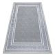 Modern GLOSS Carpet 2813 27 stylish, frame, greek grey