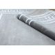 Modern GLOSS Carpet 2813 27 stylish, frame, greek grey