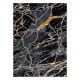 Modern GLOSS Carpet 529A 82 Marble, stone, stylish, glamour black / grey