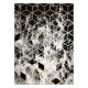 Modern Teppich 3D GLOSS 409A 82 Würfel stilvoll, glamour, art deco schwarz / grau