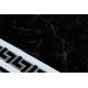 Paklājs GLOSS moderns 2813 87 stilīgs, rāmis, Grieķu melns / pelēks