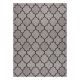 Covor sisal Floorlux 20607 marocani trellis argintiu si negru