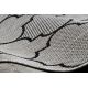 Килим шнуровий SIZAL FLOORLUX 20607 Марокканська решітка срібло / чорний