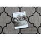ANDRE 2305 washing carpet Oriental patchwork anti-slip - claret / brown 