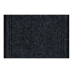 Carpet FLORENCE 24021 One-colour, glamour, flat woven, fringes - brown 