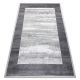 Modern NOBLE Teppich 1512 64 Rahmen, griechisch vintage - Strukturell zwei Ebenen aus Vlies creme / grau