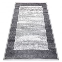 модерен NOBLE килим 1512 64 кадър, Гръцки vintage - structural две нива на руно сметана / сив