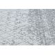 Modern NOBLE Teppich 1512 64 Rahmen, griechisch vintage - Strukturell zwei Ebenen aus Vlies creme / grau