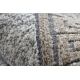 Moderný koberec NOBLE 1512 67 vzor rámu, Grécky vintage - Štrukturálny, dve vrstvy rúna, krémová béžová