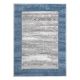 Vaip NOBLE kaasaegne 1512 68 Raam, Kreeka vintage pestud - Struktuuriline, kahel tasemel fliis koor / sinine