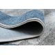 Tæppe NOBLE moderne 1512 68 Ramme, Græsk vintage vasket - Strukturelle, to niveauer af fleece fløde / blå
