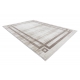 Moderní koberec NOBLE 1539 67 vzor rámu vintage - Strukturální, dvě úrovně rouna, krémovo béžový