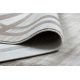 Moderne NOBLE Teppe 1539 67 Ramme årgang - strukturell to nivåer av fleece krem / beige