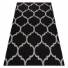 DYWAN FLOORLUX 20608 SZNURKOWY SIZAL, koniczyna marokańska, trellis czarny / srebrny 