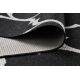 Fonott sizal floorlux szőnyeg 20608 marokkói rácsos fekete / ezüst