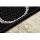Fonott sizal floorlux szőnyeg 20607 marokkói rácsos ezüst / fekete