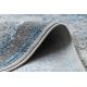 Moderne NOBLE Teppe 9479 63 ornament årgang - strukturell to nivåer av fleece krem / blå