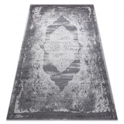 Moderne NOBLE Teppe 9479 65 ornament årgang - strukturell to nivåer av fleece krem / grå