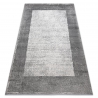 Modern Teppich NOBLE 9730 65 Rahmen vintage - Structural zwei Ebenen aus Vlies creme / grau