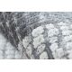 Paklājs NOBLE moderns 9730 65 Rāmis vintage mazgāts, struktūra - divi sariņu līmeņi krēms / pelēks