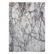 Preproga NOBLE sodobni 9962 65 Marmor, kamen - Strukturni, dve ravni flisa krem / siva