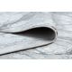Tæppe NOBLE moderne 9962 65 marmor, sten - Strukturelle, to niveauer af fleece fløde / grå