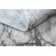 Modern NOBLE Teppich 9962 65 Marmor, Stein - Strukturell zwei Ebenen aus Vlies creme / grau