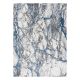 Moderne NOBLE Teppe 9962 68 Marmor, stein - strukturell to nivåer av fleece krem / blå